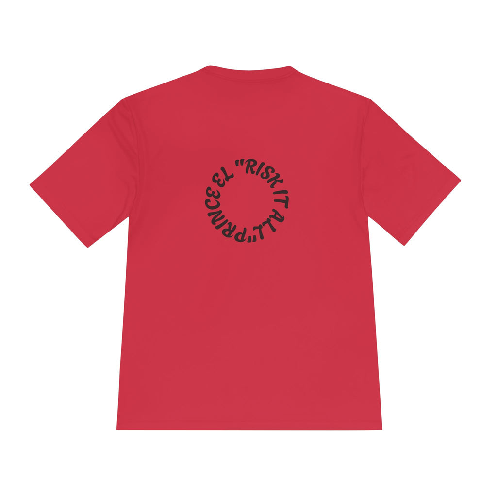 PRINCE EL "RISK IT ALL" Moisture‑Wicking Tee