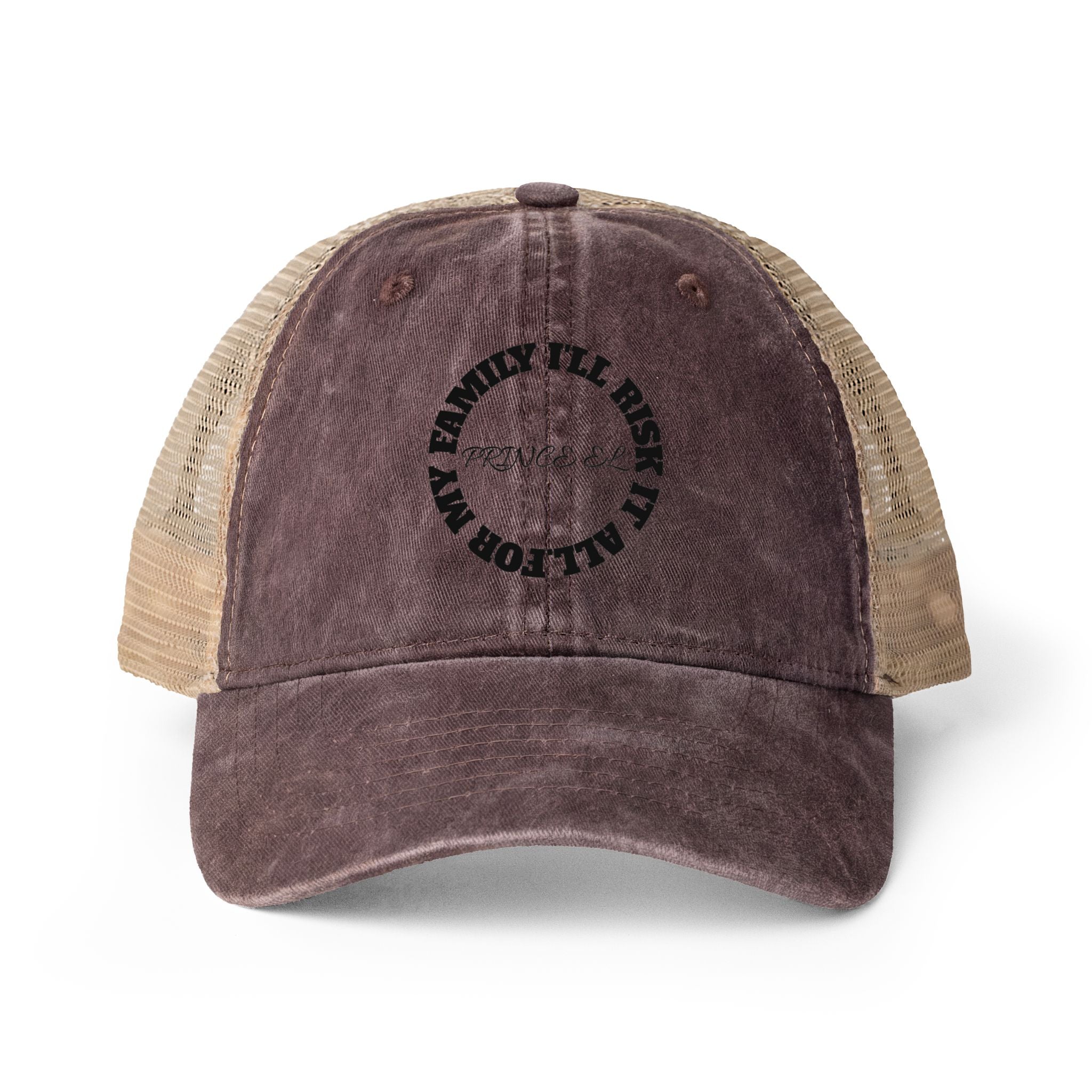 PRINCE EL "RISK IT ALL" Women's Washed Mesh-Back Cap