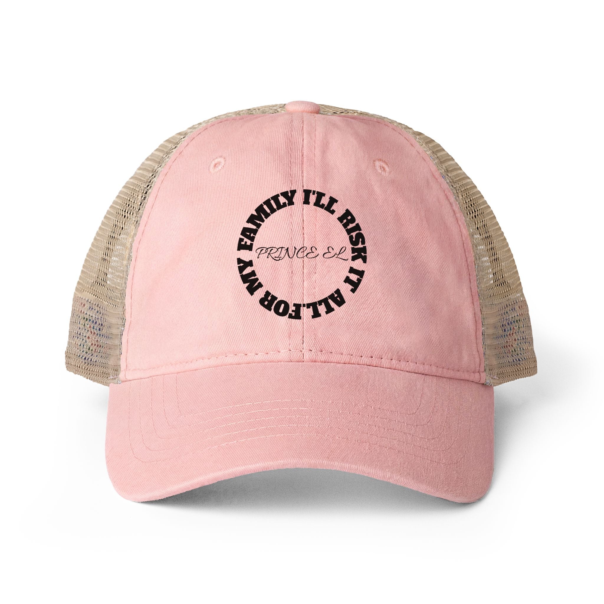 PRINCE EL "RISK IT ALL" Women's Washed Mesh-Back Cap