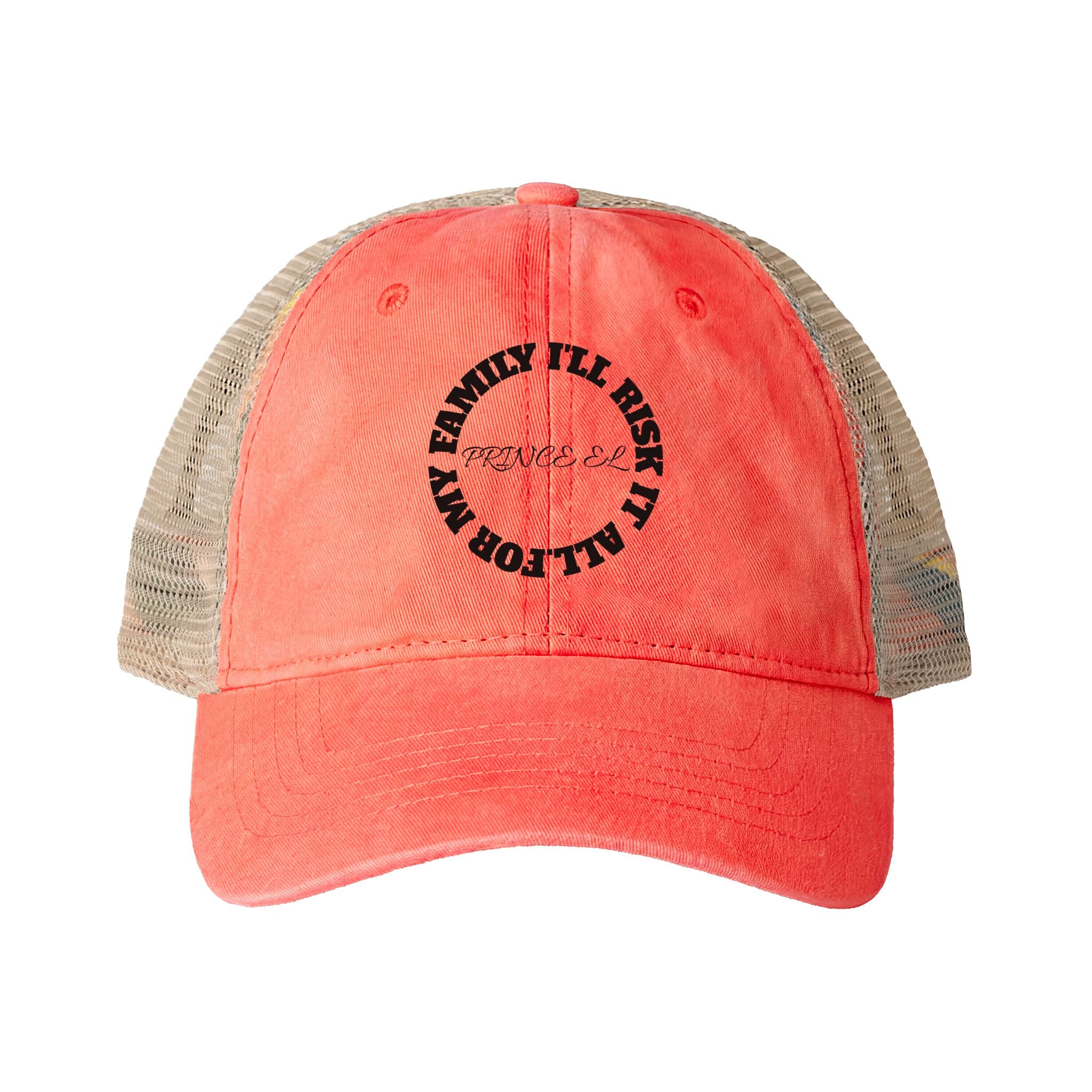 PRINCE EL "RISK IT ALL" Women's Washed Mesh-Back Cap