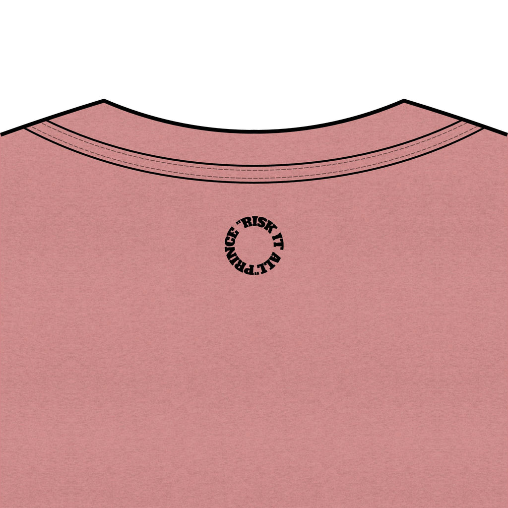 PRINCE EL "RISK IT ALL" Women’s Relaxed Heather CVC V-Neck Tee