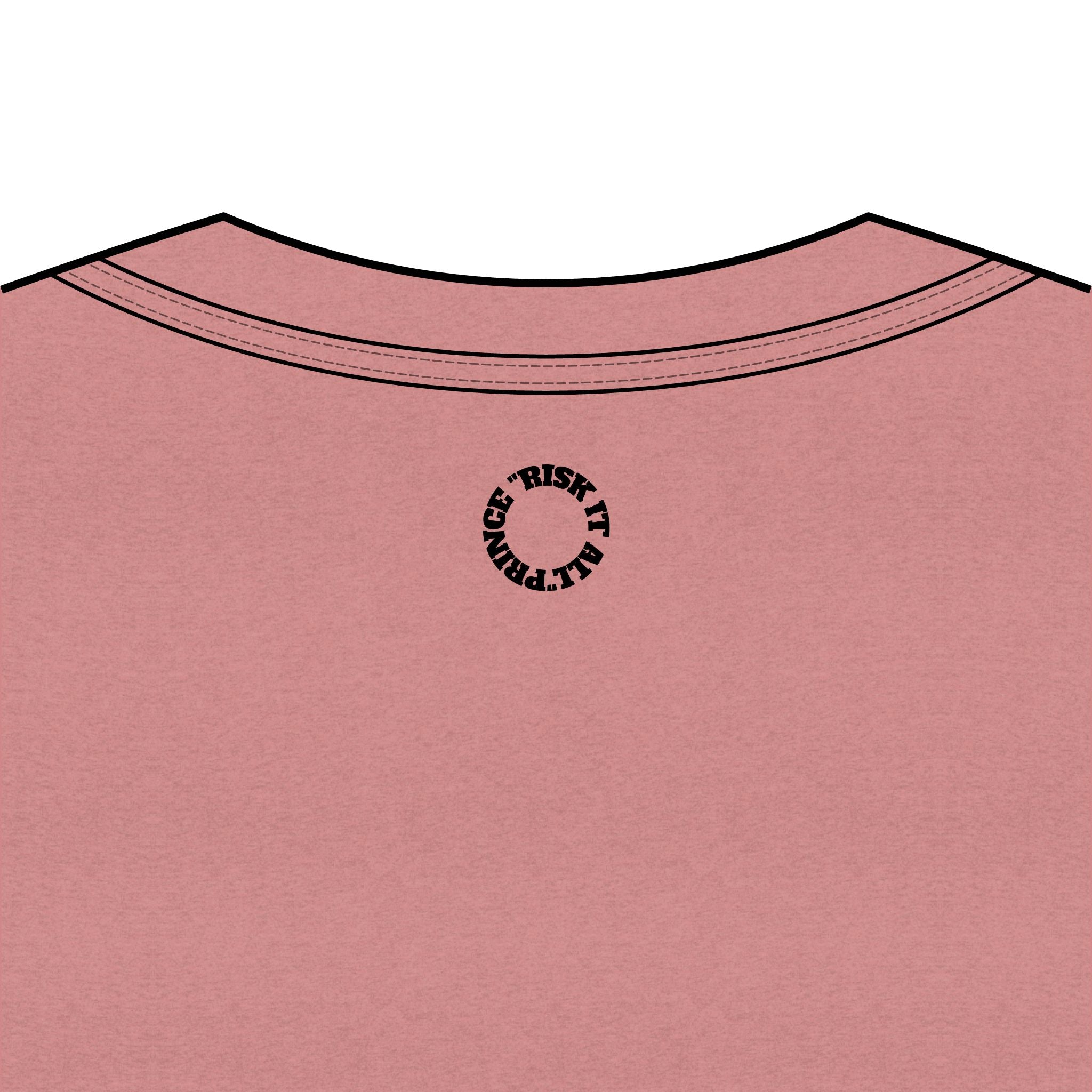 PRINCE EL "RISK IT ALL" Women’s Relaxed Heather CVC V-Neck Tee