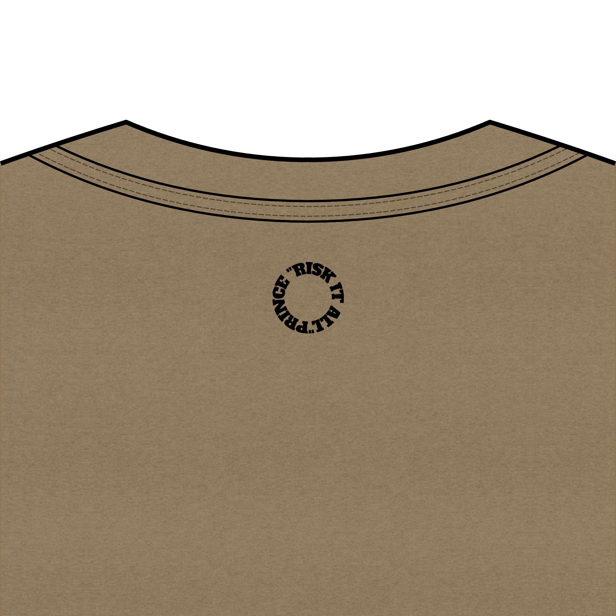 PRINCE EL "RISK IT ALL" Women’s Relaxed Heather CVC V-Neck Tee