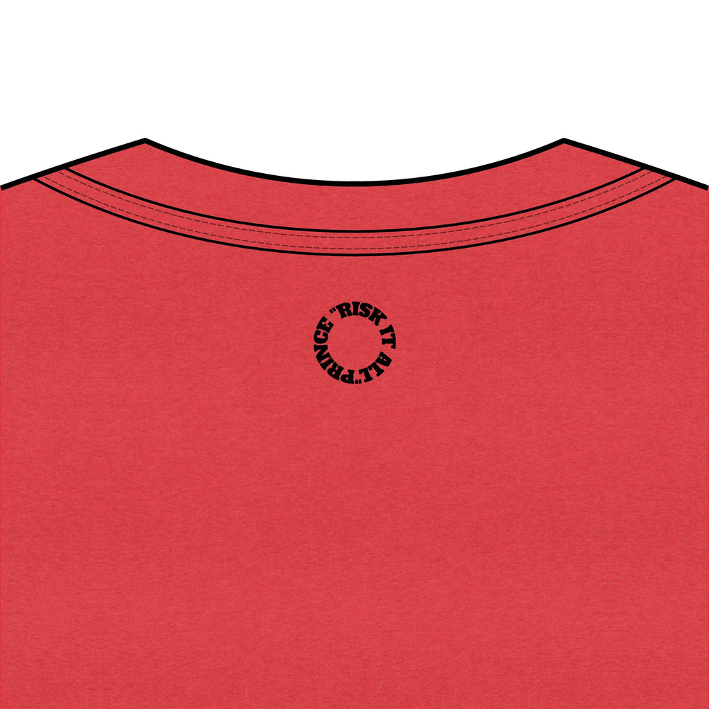 PRINCE EL "RISK IT ALL" Women’s Relaxed Heather CVC V-Neck Tee