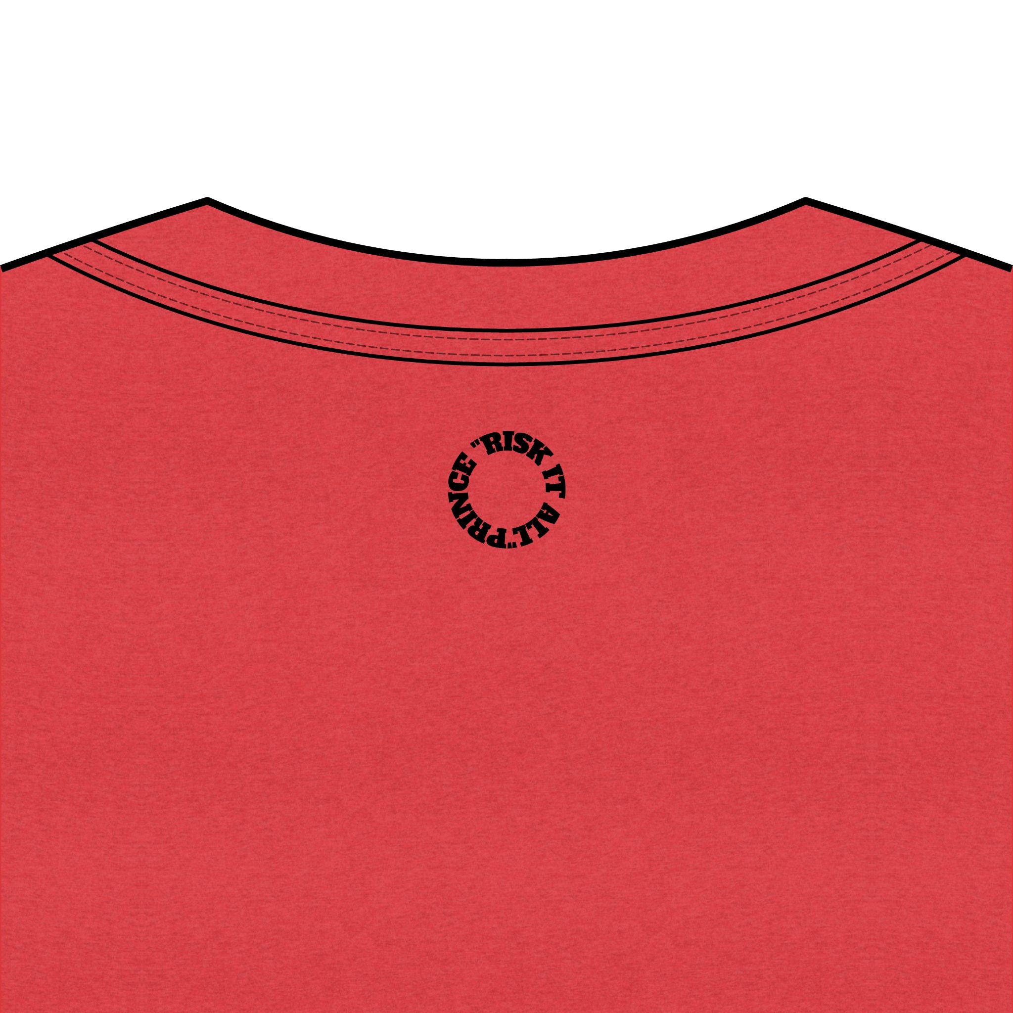 PRINCE EL "RISK IT ALL" Women’s Relaxed Heather CVC V-Neck Tee