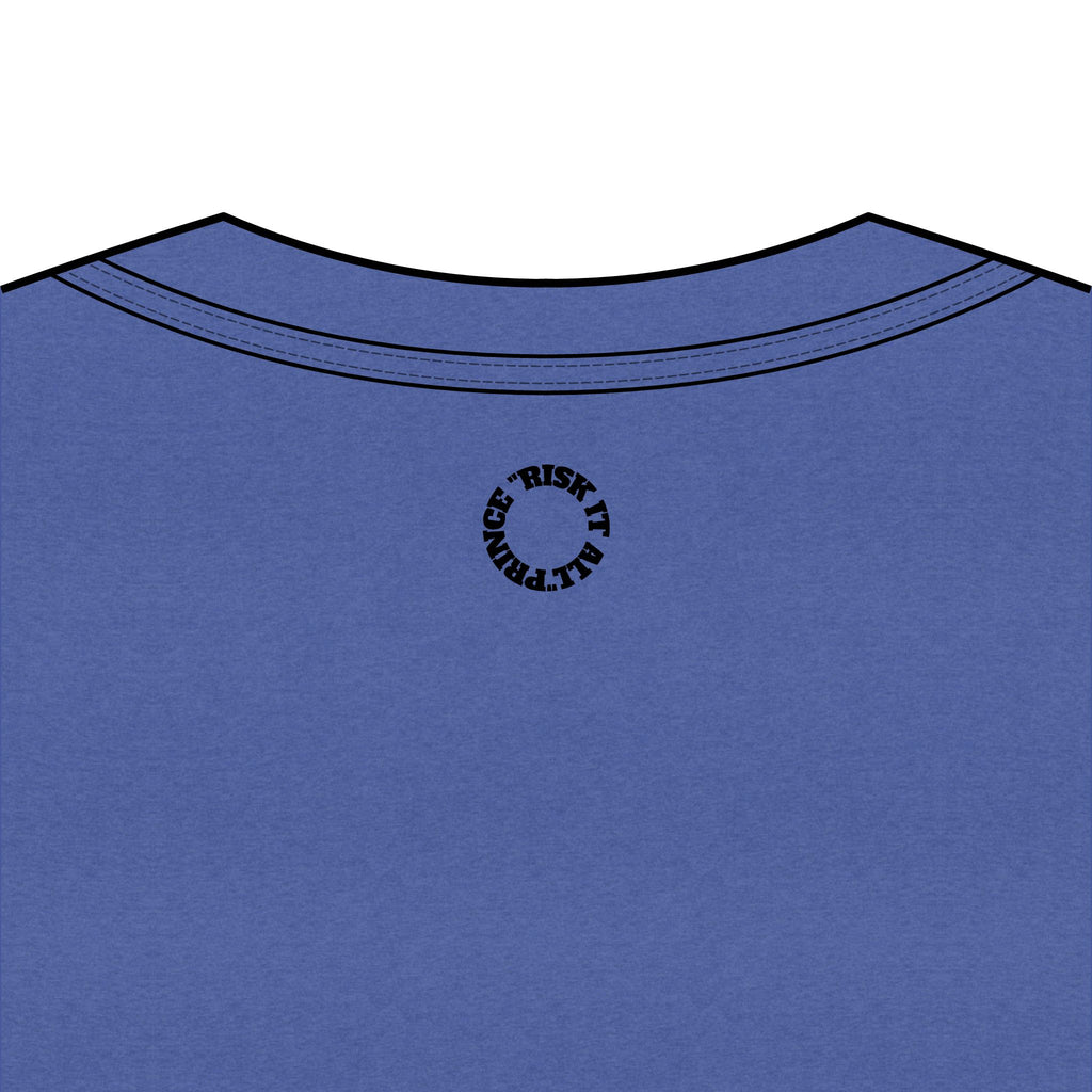 PRINCE EL "RISK IT ALL" Women’s Relaxed Heather CVC V-Neck Tee