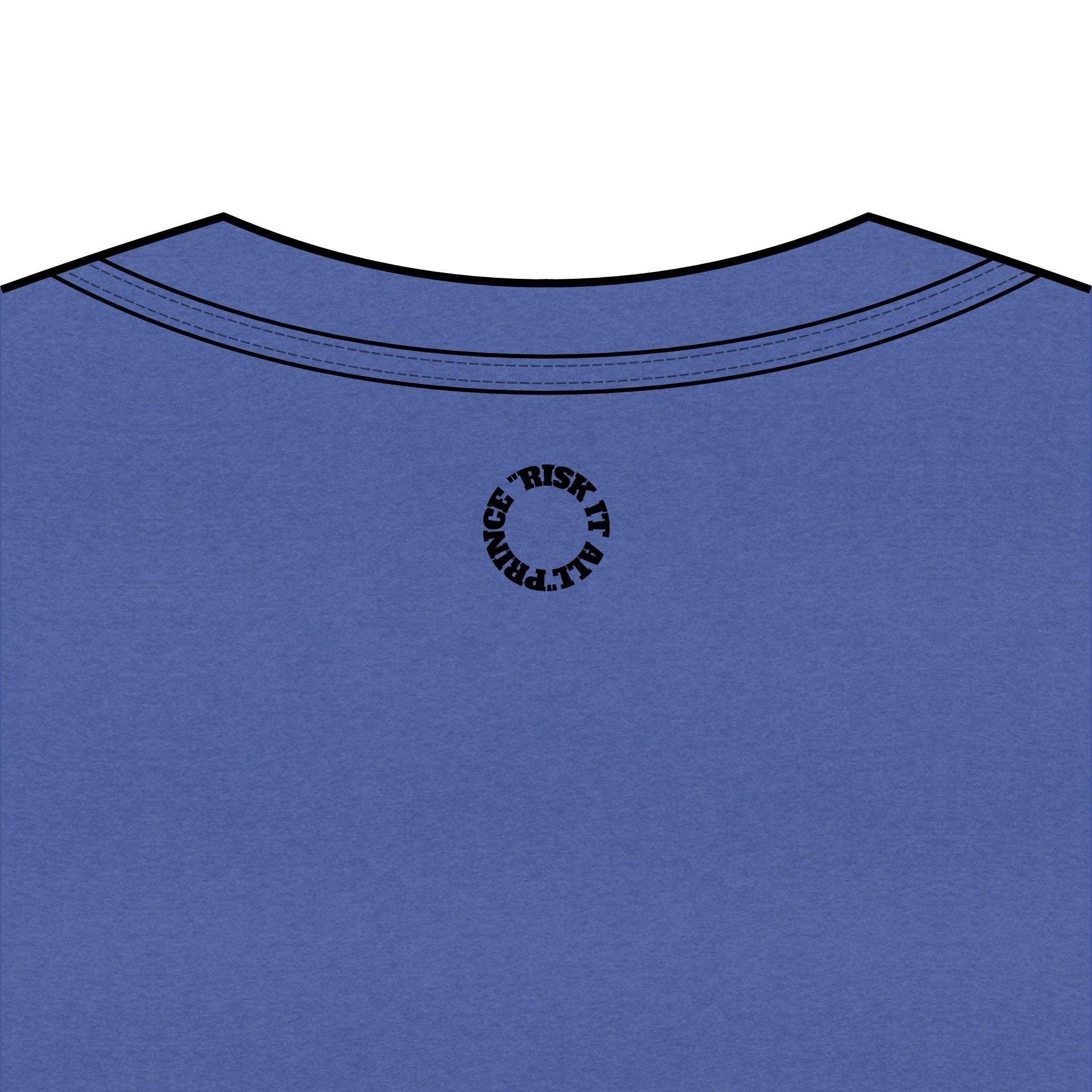 PRINCE EL "RISK IT ALL" Women’s Relaxed Heather CVC V-Neck Tee