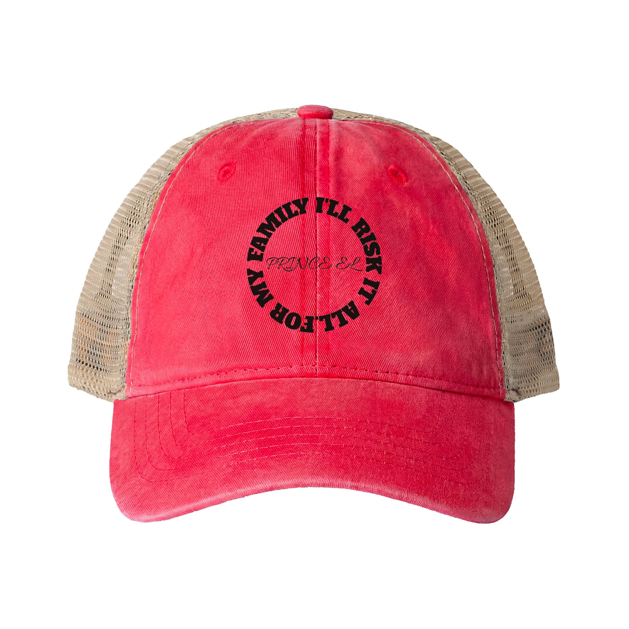 PRINCE EL "RISK IT ALL" Women's Washed Mesh-Back Cap