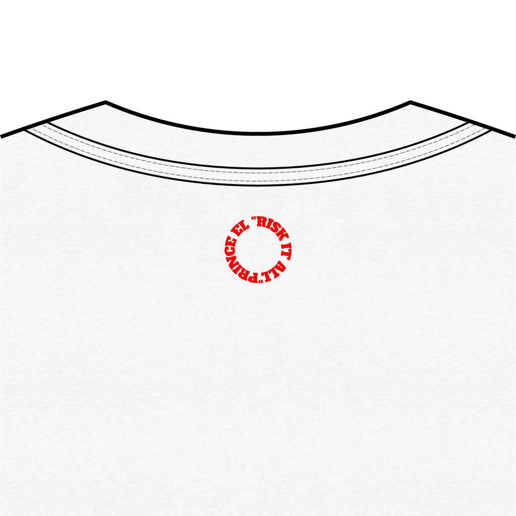 PRINCE EL "RISK IT ALL" Women’s Relaxed Heather CVC V-Neck Tee