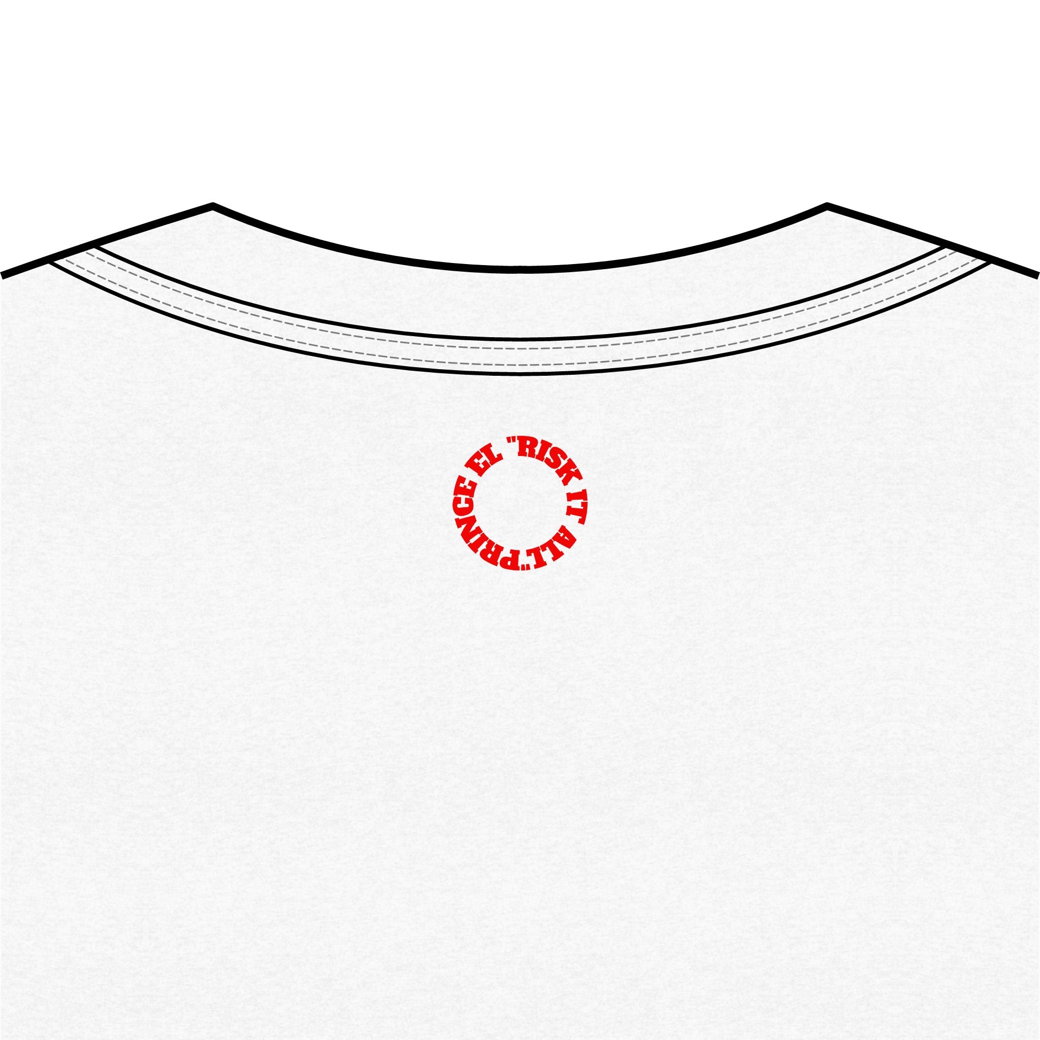 PRINCE EL "RISK IT ALL" Women’s Relaxed Heather CVC V-Neck Tee