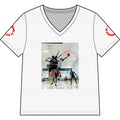 PRINCE EL "RISK IT ALL" Women’s Relaxed Heather CVC V-Neck Tee